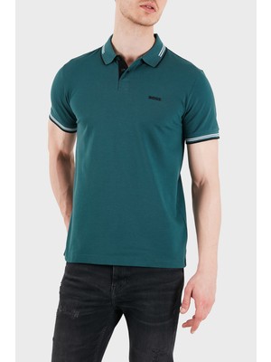 Boss Pamuklu Slim Fit Düğmeli Polo Erkek Polo 50506193 356