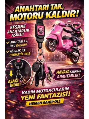 Mystoray Motosiklet Anahtarlık,duvar Anahtarlığı,askılık,ön Kaldıran Motor,hediye,hediyelik,motor Aksesuar