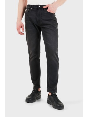 Calvin Klein Pamuklu Tapered Fit Dar Paçalı Jeans LV04RF947GXB0 Erkek Kot Pantolon LV04RF947G Xb0