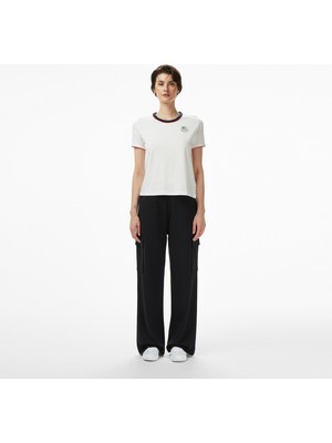 Lacoste Kadın Relaxed Fit Siyah Eşofman Altı