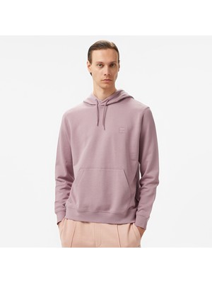 Boss Wetalk Erkek Mor Hoodie