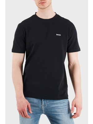 Boss % 100 Pamuk Regular Fit Bisiklet Yaka T Shirt Erkek T Shirt 50575207 402