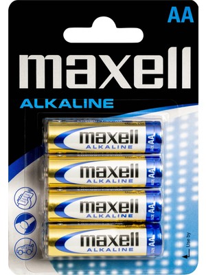 Eco Port Maxell Lr6 Aa Alkalin Kalem Pil 4’lü Paket Blister