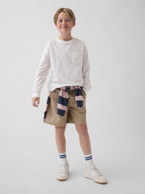 Gap Erkek Çocuk Bej Relaxed Easy Şort