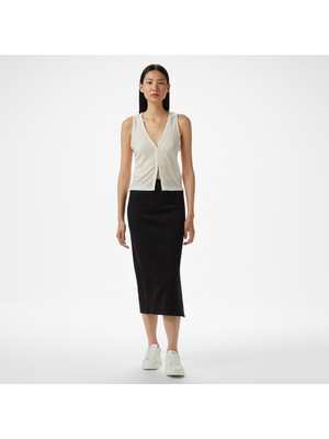 Calvin Klein Kadın Siyah Etek