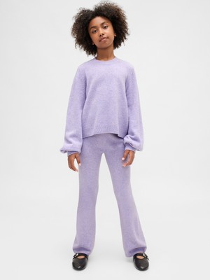 Gap Kız Çocuk Koyu Gri Cashsoft Flare Pantolon