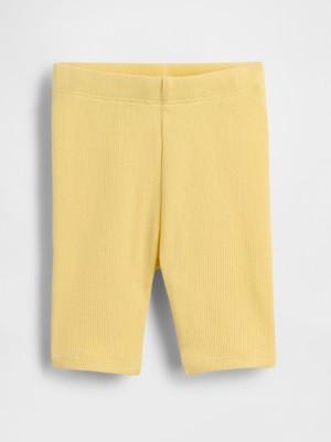 Gap Kız Bebek Sarı Mix & Match Fitilli Biker Şort