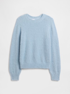 Gap Kız Çocuk Açık Mavi Çocuklar Relaxed Intarsia Kazak