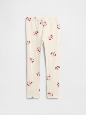 Gap Kız Bebek Kırık Beyaz Babygap Pull-On Stretch Jersey Taytları