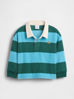 Gap Erkek Bebek Turkuaz Baby & Toddler Cozy Çizgili Pullover
