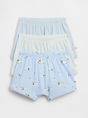 Gap Bebek Mavi Pull-On Şort (3’lü)