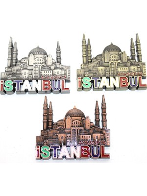 Istanbul Temalı Metal Magnet Model 6