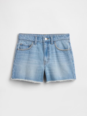 Gap Kız Çocuk Açık Mavi Denim Şort
