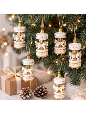 Linalp Atlı Karınca Yılbaşı Ağacı Süsü 6'lı Set Nostaljik Dekoratif Hediyelik Çam Ağacı Süsü Dekoru Seti Tr B690023121949 Yılbaşı Süsü
