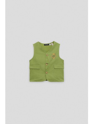 GB Baby Bg Store Erkek Bebek Yeşil Yelek