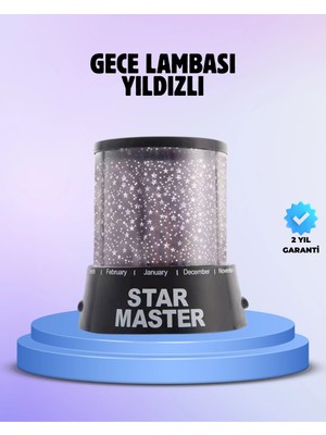 Nevamel® Odayı Yıldızlarla Dolduran Galaxy Efektli LED Projektör Işık