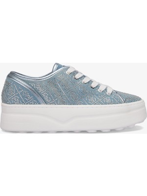 Guess Queeny2 Denim Kadın Mavi Spor Ayakkabı