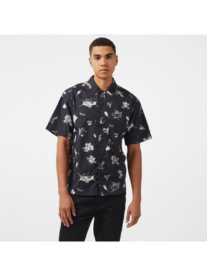 Calvin Klein Jeans Aop Shirt Erkek Siyah Gömlek