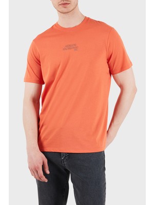 Armani Exchange Logolu Pamuklu Regular Fit Bisiklet Yaka T Shirt Erkek T Shirt XM001784 AF10356 U3040