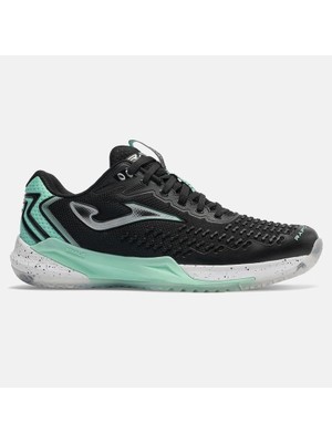 Joma TRAPS2601AC Rapid Sert Kort Erkek Tenis Ayakkabısı Siyah / Mentol Yeşili