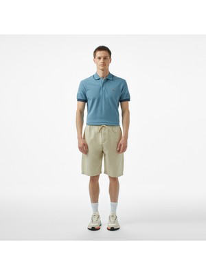 Lacoste Erkek Relaxed Fit Bej Bermuda Şort