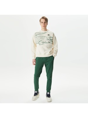 Lacoste Erkek Slim Fit Organik Pamuk Koyu Yeşil Eşofman Altı