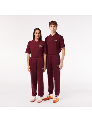 Lacoste Unisex Relaxed Fit Bordo Eşofman Altı