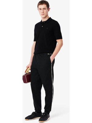 Lacoste Erkek Tapered Fit Siyah Eşofman Altı