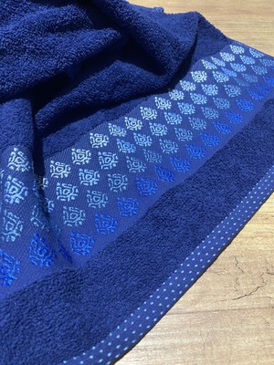 Savessa Dorry El/yüz Havlusu %100 Pamuk 50X100 cm 2’li Ekstra Yumuşak Dokulu Hızlı Kuruma Lacivert