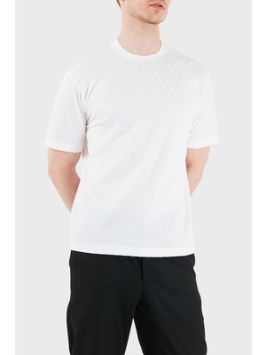 Emporio Armani Pamuklu Regular Fit Logolu Bisiklet Yaka T Shirt Erkek T Shirt EM005699 AF25298 U0002