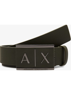 Armani Exchange Erkek Siyah Kemer