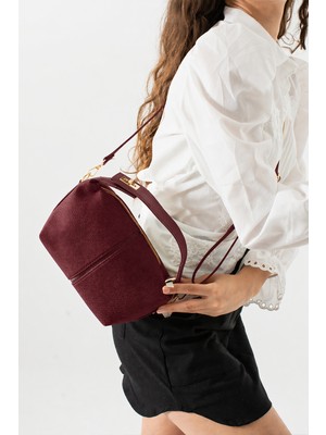 Valu Accessorize Gyda Keten Uzun Askılı Fermuarlı ve Kilitli Kadın El ve Omuz Çantası