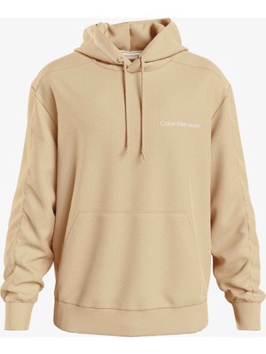 Calvin Klein Erkek Bej Sweatshirt