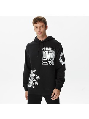 The Hundreds Wonder Erkek Siyah Hoodie