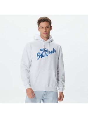 The Hundreds Drip Slant Erkek Gri Hoodie