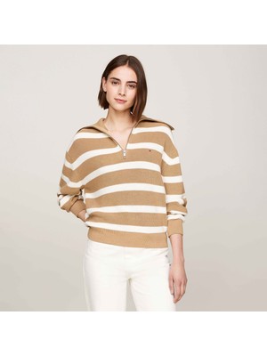 Tommy Hilfiger Kadın Haki Triko