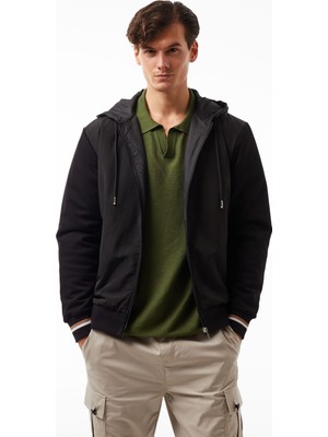 Boss Sommers 66 Erkek Siyah Sweatshirt