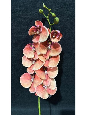 Greeneye Home Yapay Islak Şeftali Orkide 100 cm