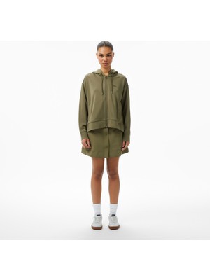 Lacoste Kadın Classic Fit Haki Etek