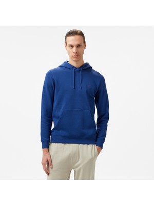 Boss Wetalk Erkek Mavi Hoodie