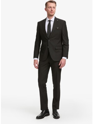 Pierre Cardin Erkek Siyah Slim Fit Takım Elbise 50319614-VR046