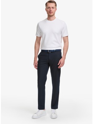Pierre Cardin Erkek Lacivert Slim Fit Esnek Bel Klasik Jogger Pantolon 50325166-VR100