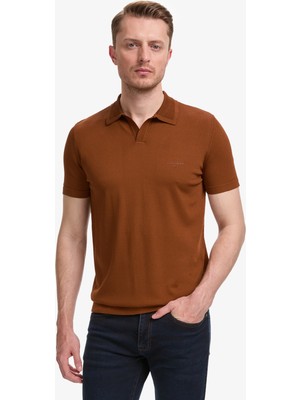 Pierre Cardin Erkek Açık Kahverengi Slim Fit Kazak 50324073-VR002
