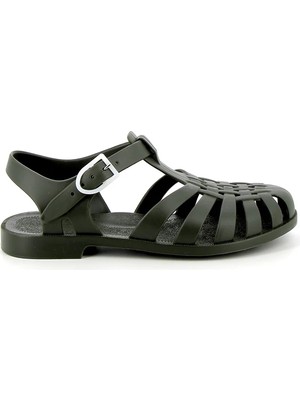Meduse Sunmif Mat Kaki Fonce Kadın Sandalet