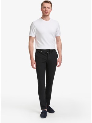 Pierre Cardin Erkek Lacivert Ex. Slim Fit Beli Kordonlu Klasik Jogger Pantolon 50324836-VR033