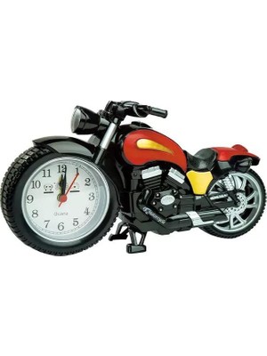 Nesever Store Masaüstü Dekoratif Motosiklet Tasarımlı Masaüstü Saat