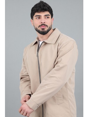 Stil Kombin Suya Dayanaklı Yakalı Oversize Mevsimlik Mont Pldp 3002_60393