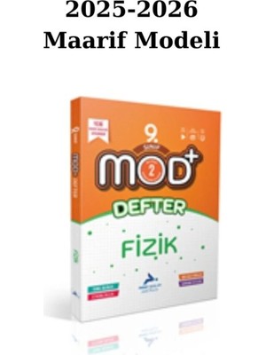 Paraf Yayınları Paraf 9. Sınıf Fizik Mod Defter 2025/26 Maarif Modeli