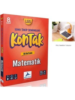 Paraf Yayınları 8. Sınıf Lgs Matematik Kontak Konu Takip Denemeleriı 2024-2025 (Priz Tutuculu)