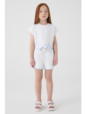 Tyess Bg Store Kız Çocuk Beyaz Tshirt